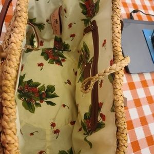 Juicy Couture large straw bag